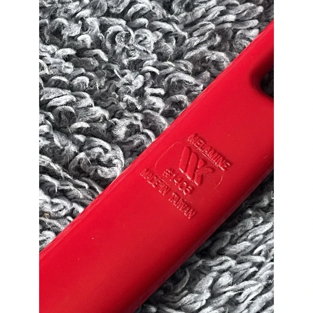 Vintage EKCO-Like‎ Red Soup Ladle Plastic Melamine 8 Inch Handle
